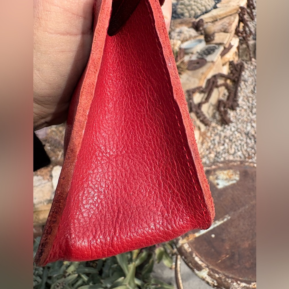 Il Bisonte Leather Clutch Mini Bag - Picture 3 of 16